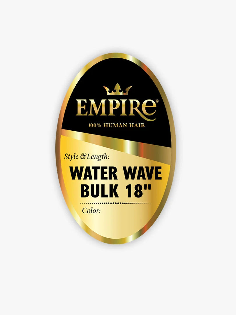 Empire Water Wave Bulk 18" 100% Human Braiding