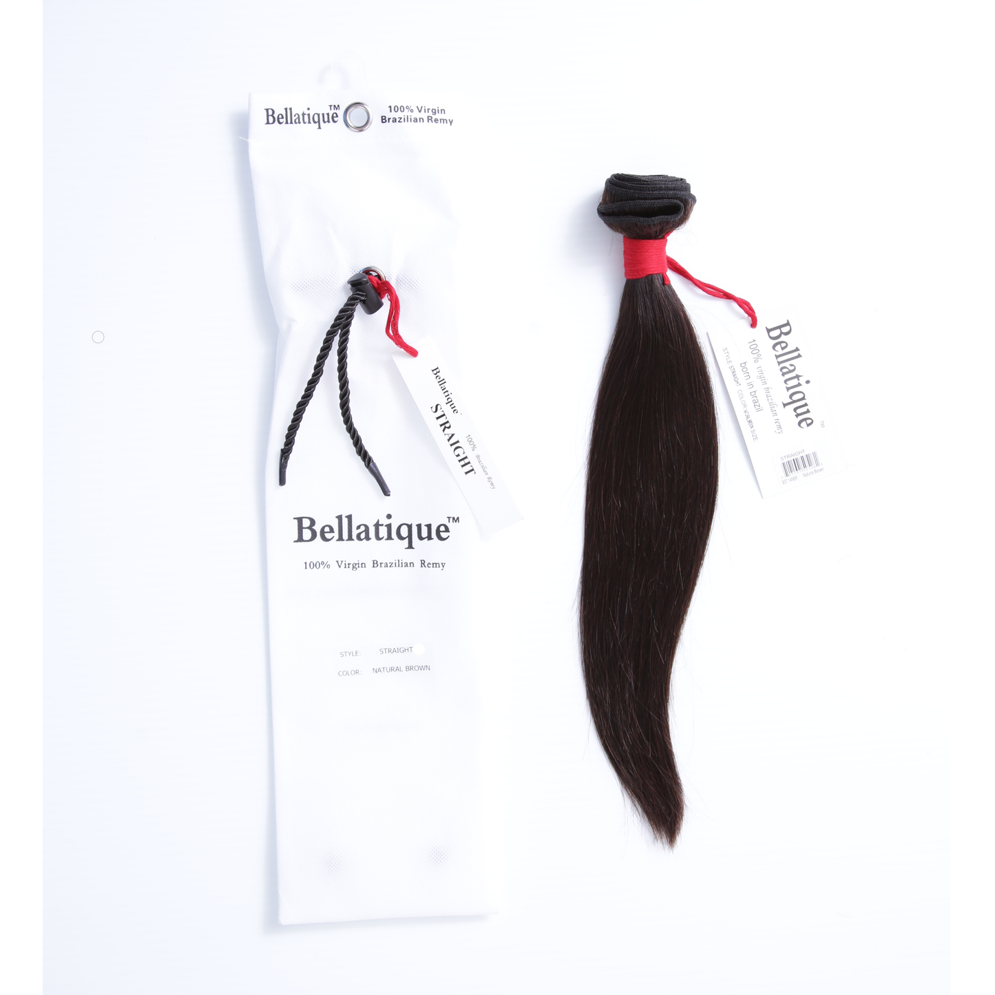Bellatique 100% Virgin Brazilian Remy Hair Straight