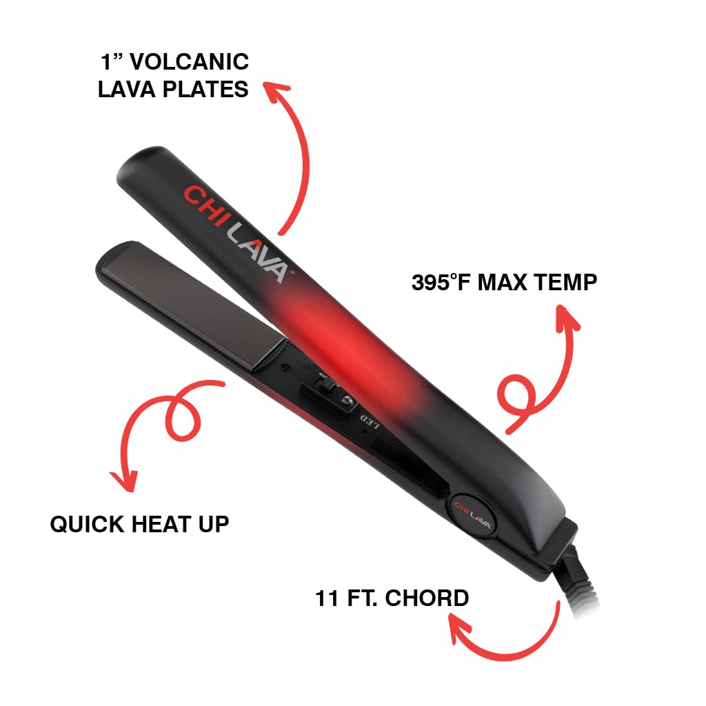 CHI Lava 1" Original Volcanic Ceramic Hairstyling Iron