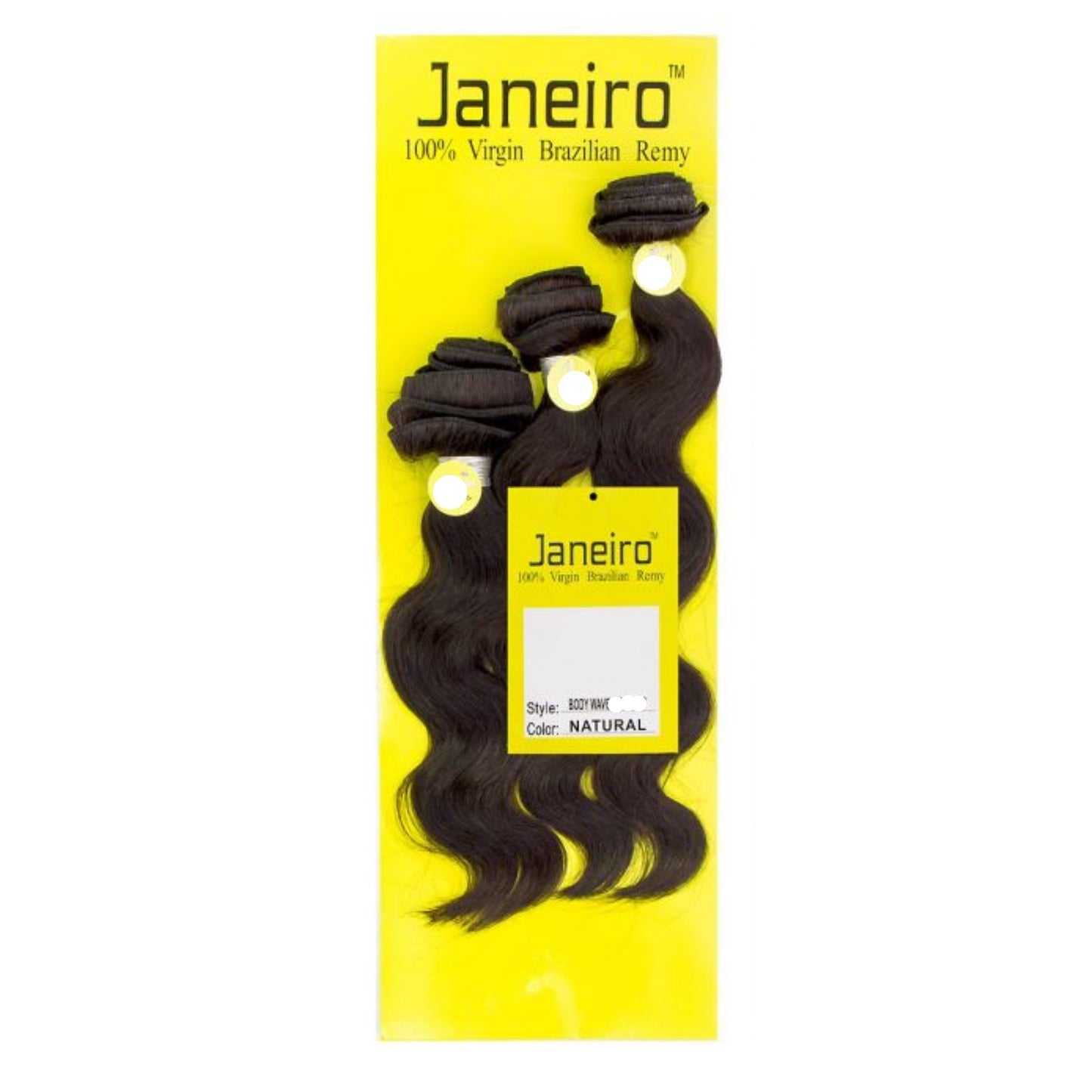 Janeiro 100% Virgin Brazilian Hair Multi Pack 8" 10" 12" Body Wave