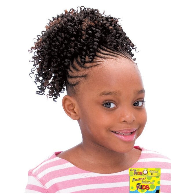 Kid's Cork Screw Drawstring Ponytail Freetress
