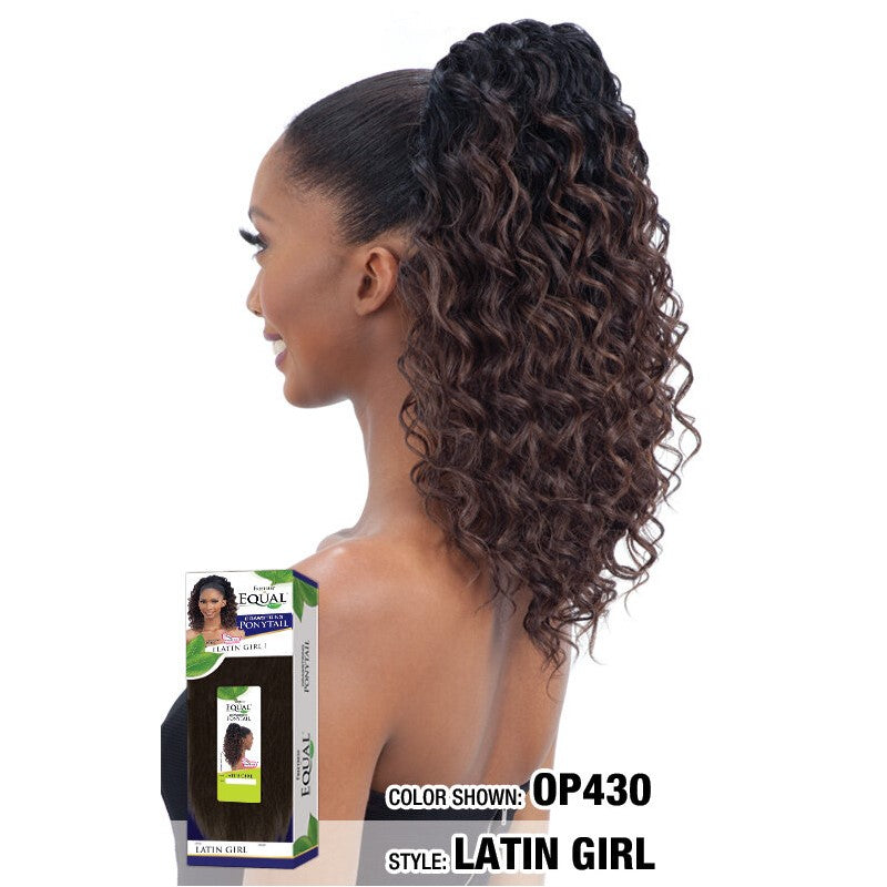 Latin Girl Drawstring Ponytail Freetress Equal