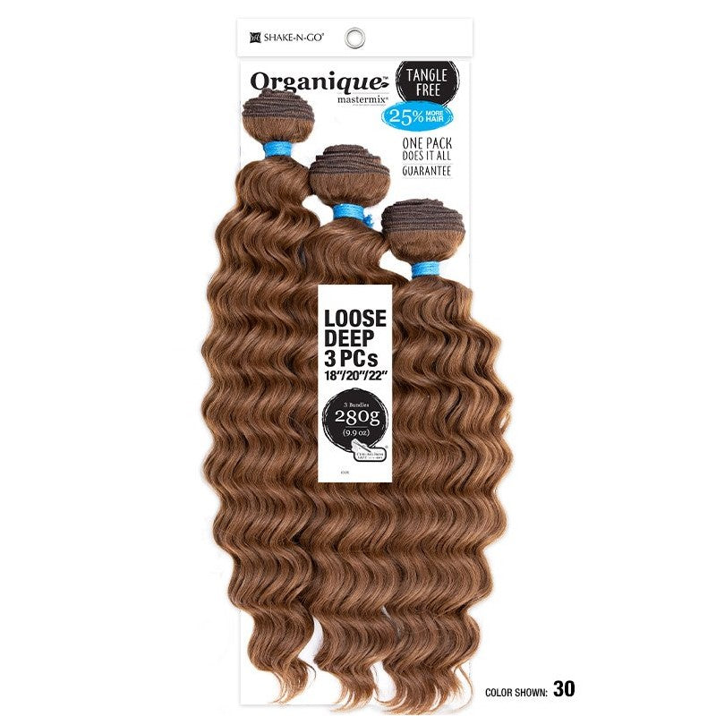Organique Loose Deep 3pcs 18"20"22"
