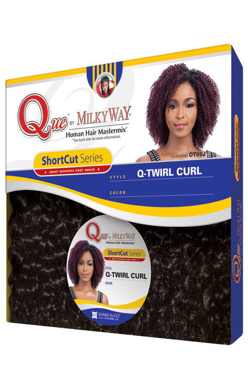 QUE NEW DEEP 3PCS HUMAN BLEND WEAVE
