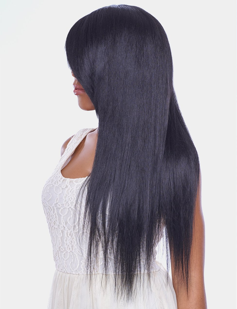 Kima Master Straight 14" 16" 18" w/closure Synthetic MYK04