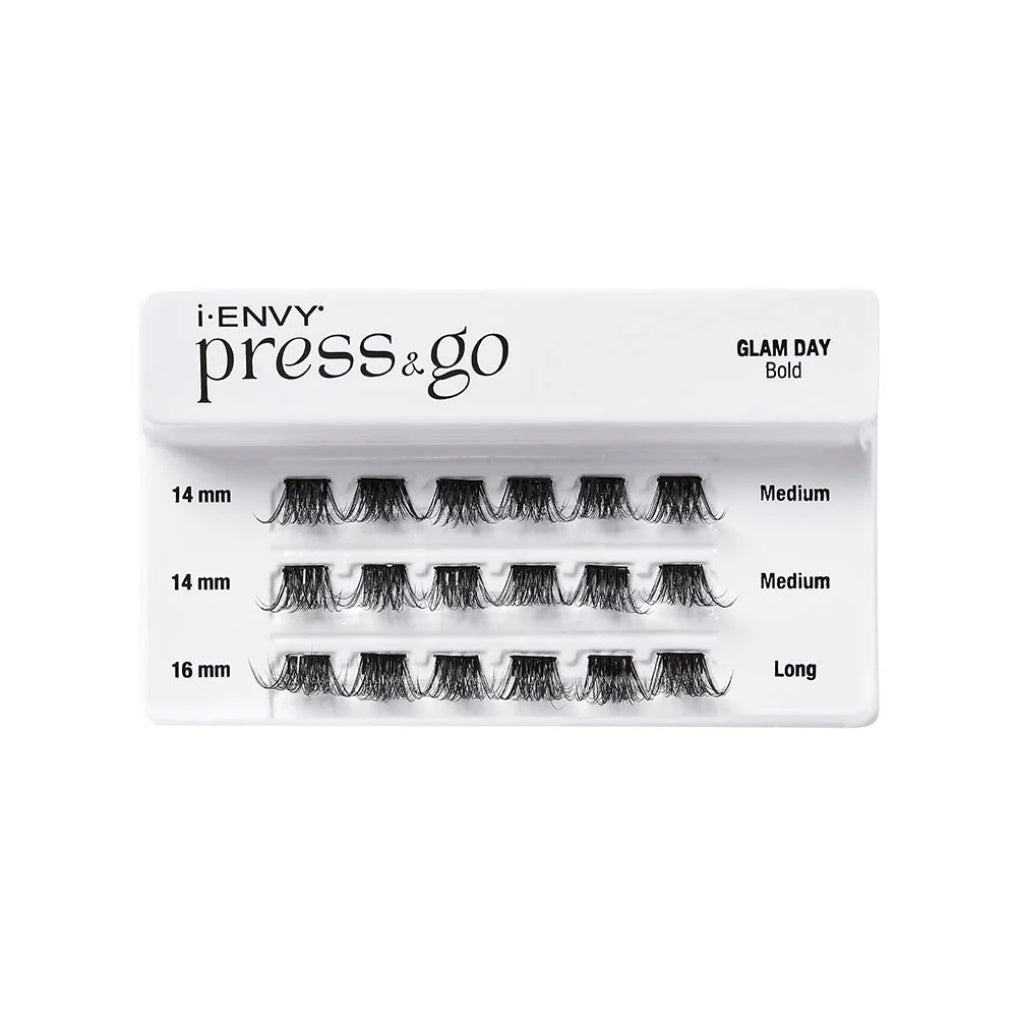 i-ENVY Press & Go Pre Glued Lash Clusters -Glam Day-