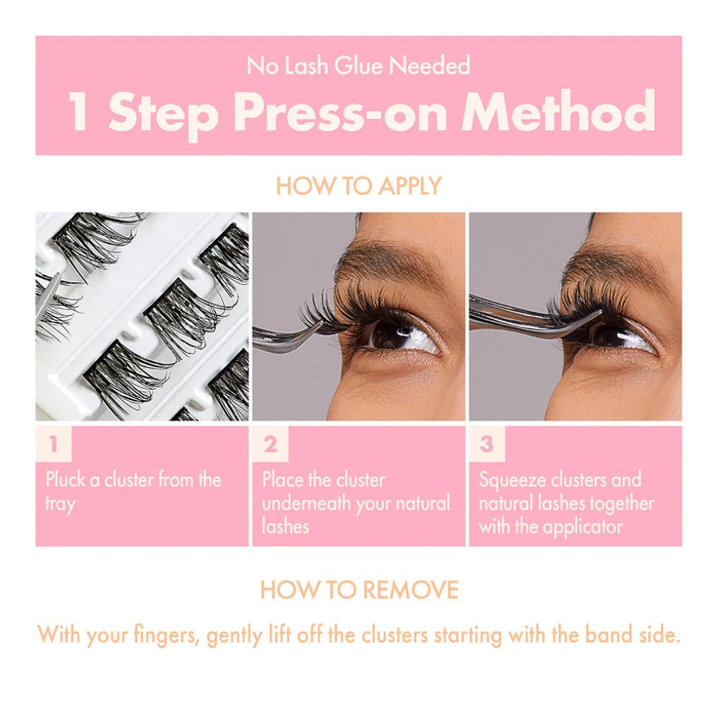 i-ENVY Press & Go Pre Glued Lash Clusters -Special Day-
