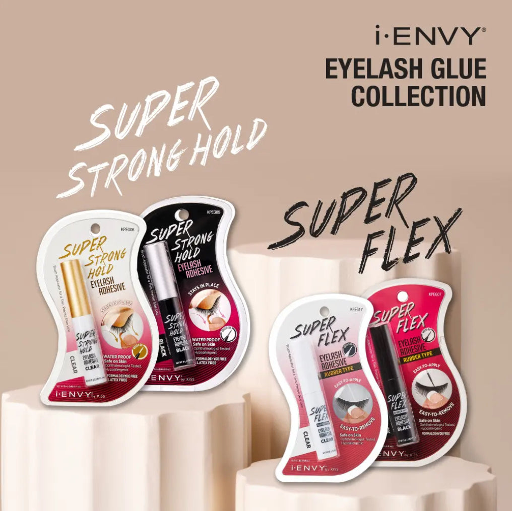 iENVY Super Strong Hold Black Waterproof Strip Lash Glue Black