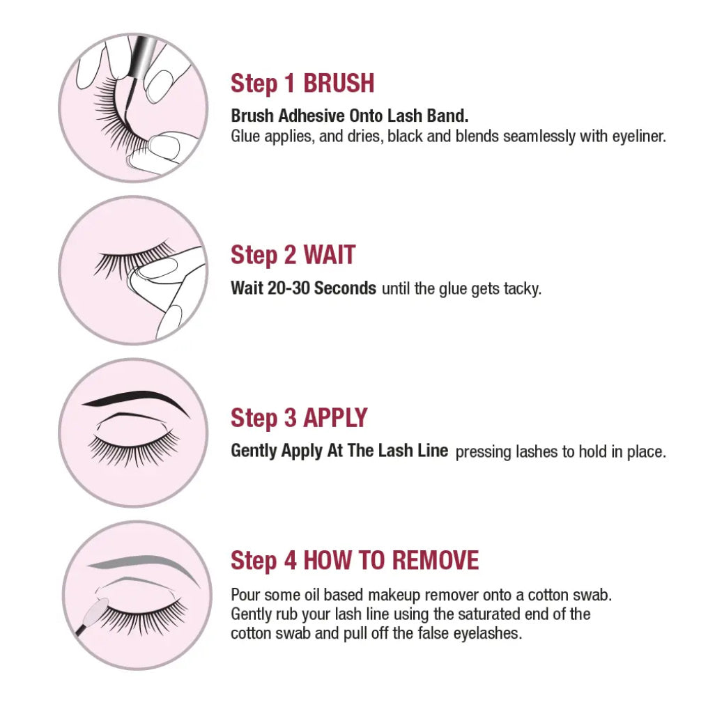 iENVY Super Strong Hold Black Waterproof Strip Lash Glue Black