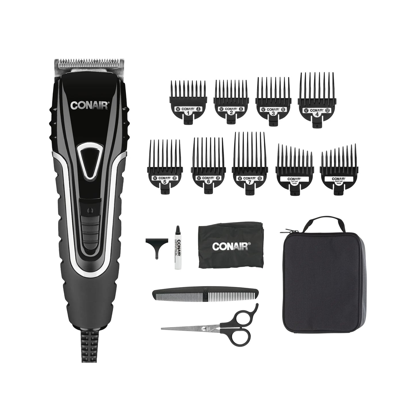 Conair MAN Barbershop Series Professional No Slip Grip 20 pcs kit