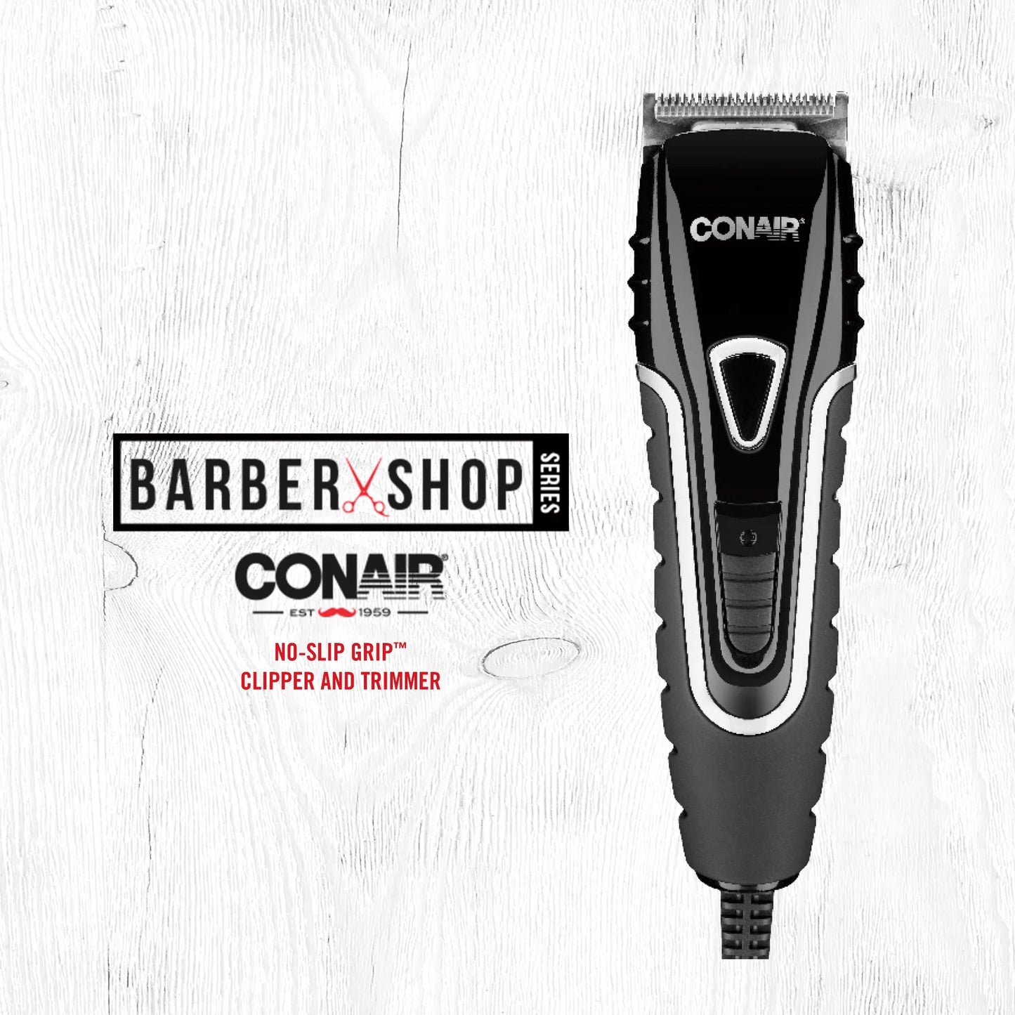 Conair MAN Barbershop Series Professional No Slip Grip 20 pcs kit