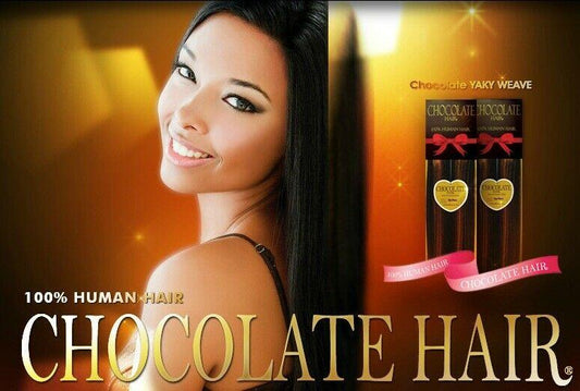 20" Chocolate Hair Yaky 100% Human Hair