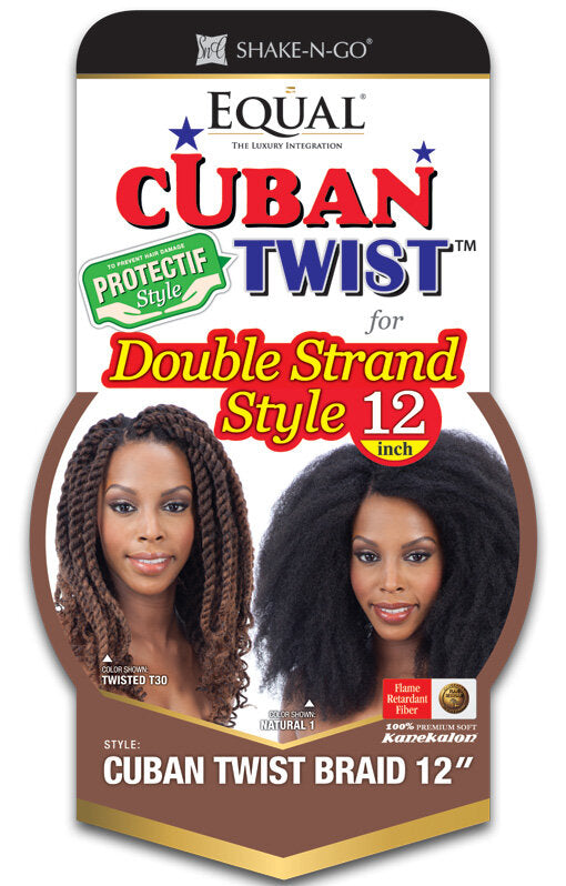 CUBAN TWIST 12" FREETRESS EQUAL
