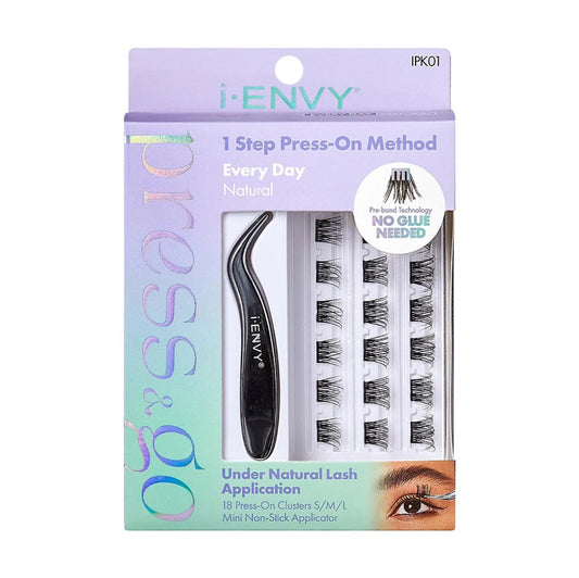 i-ENVY Press & Go All-in-One Lash Kit - Self Adhesive, No GLue, Clusters