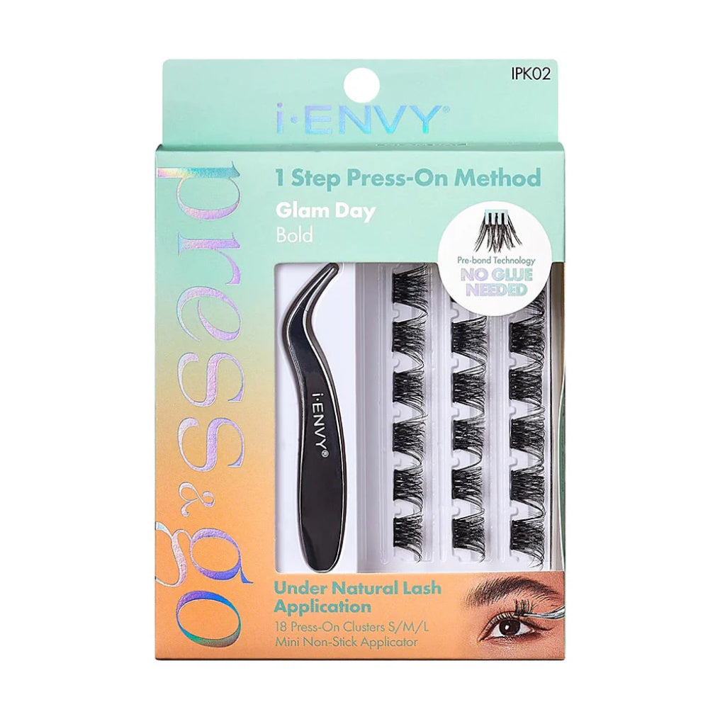 i-ENVY Press & Go All-in-One Lash Kit - Self Adhesive, No GLue, Clusters