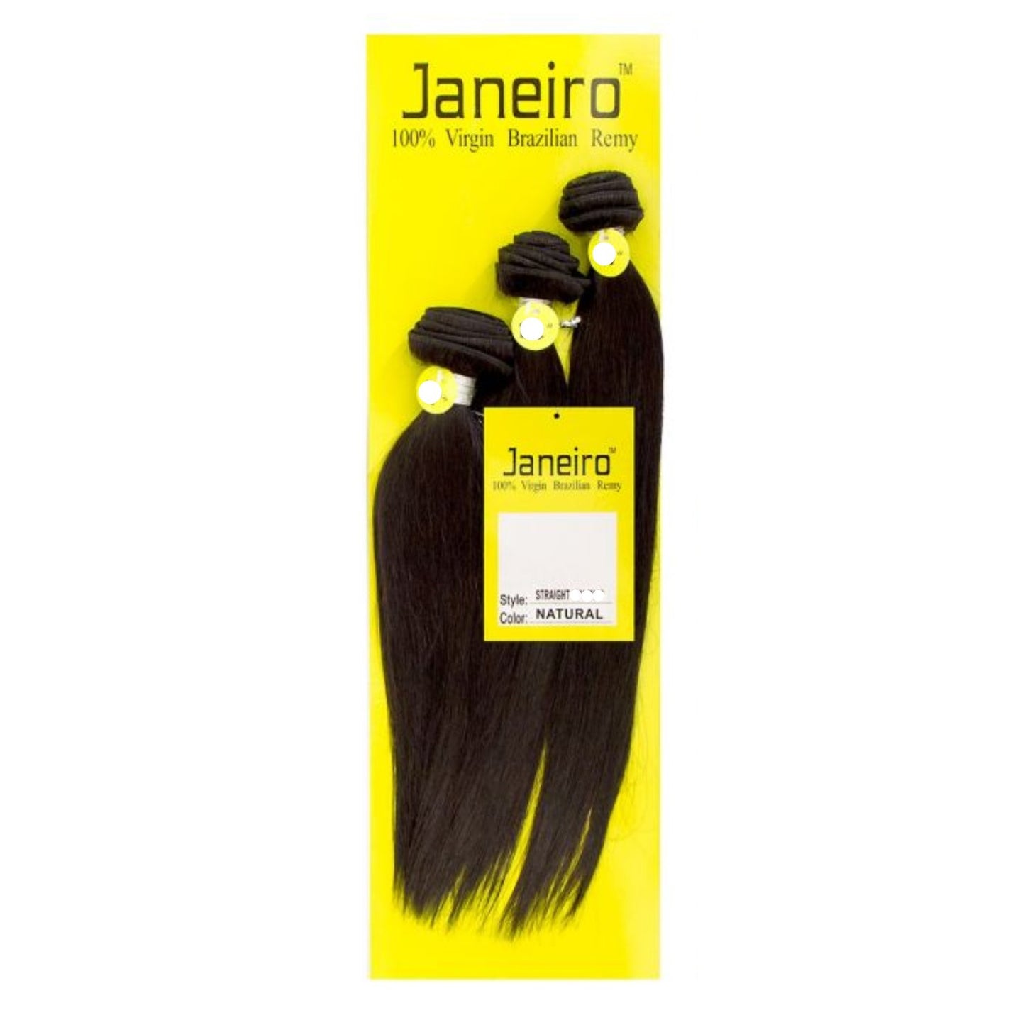 Janeiro 100% Virgin Brazilian Hair Multi Pack 8" 10" 12" Straight