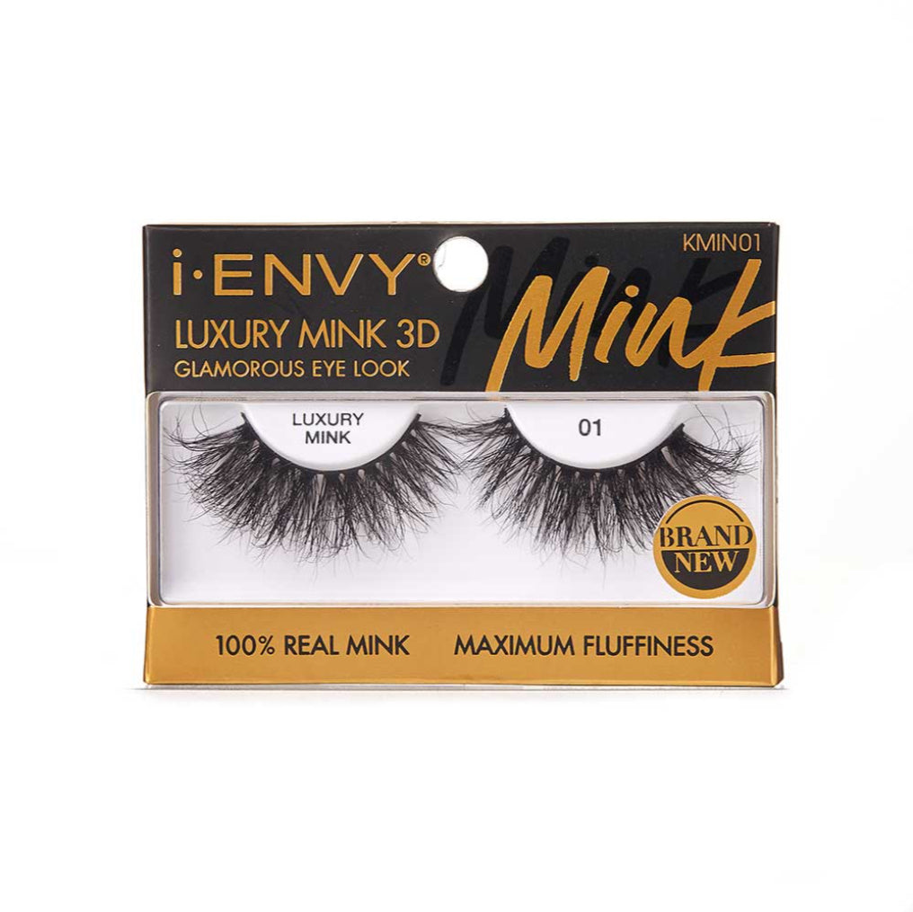 i-ENVY Luxury Mink Strip Lashes 100% Mink