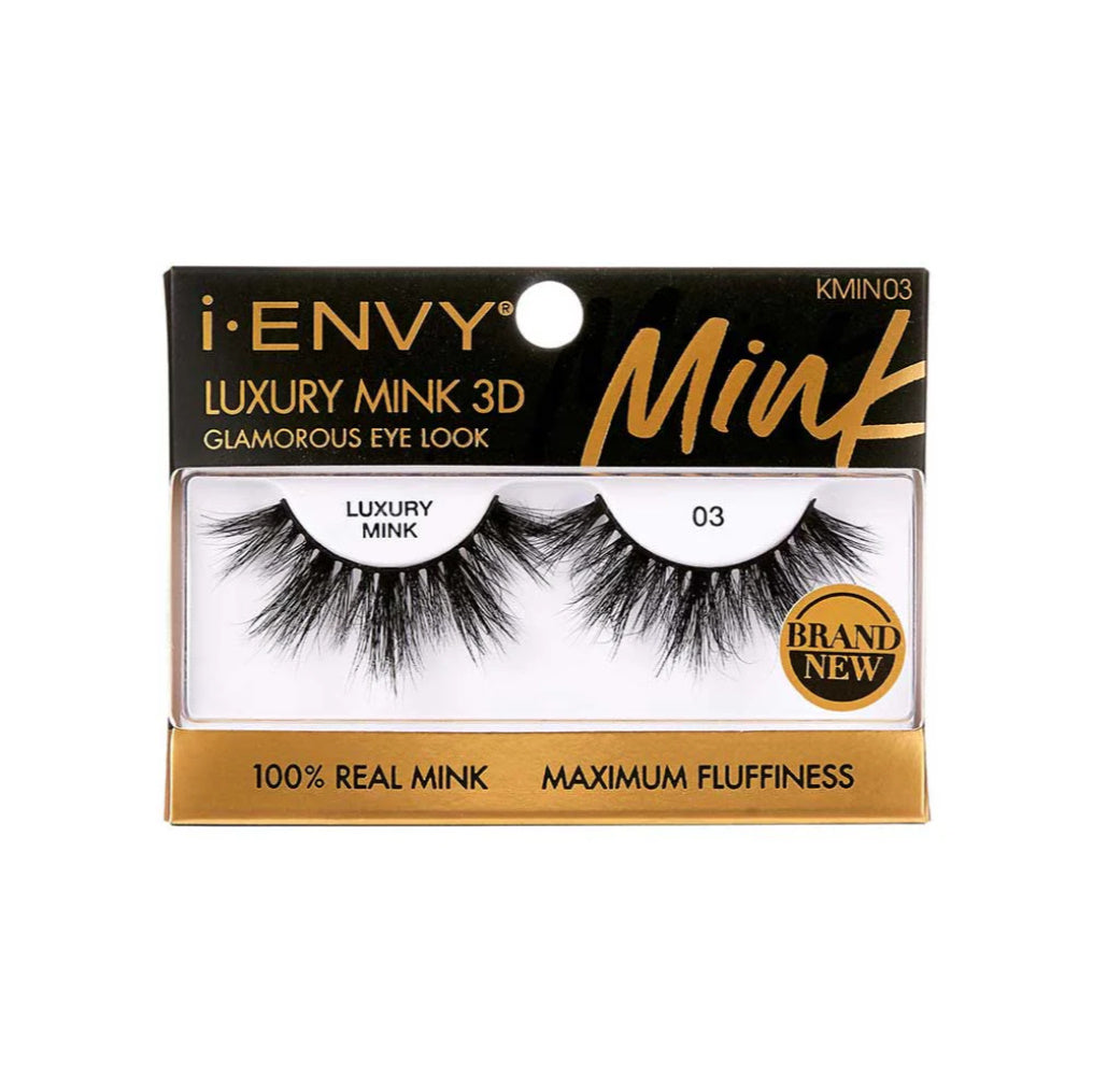 i-ENVY Luxury Mink Strip Lashes 100% Mink